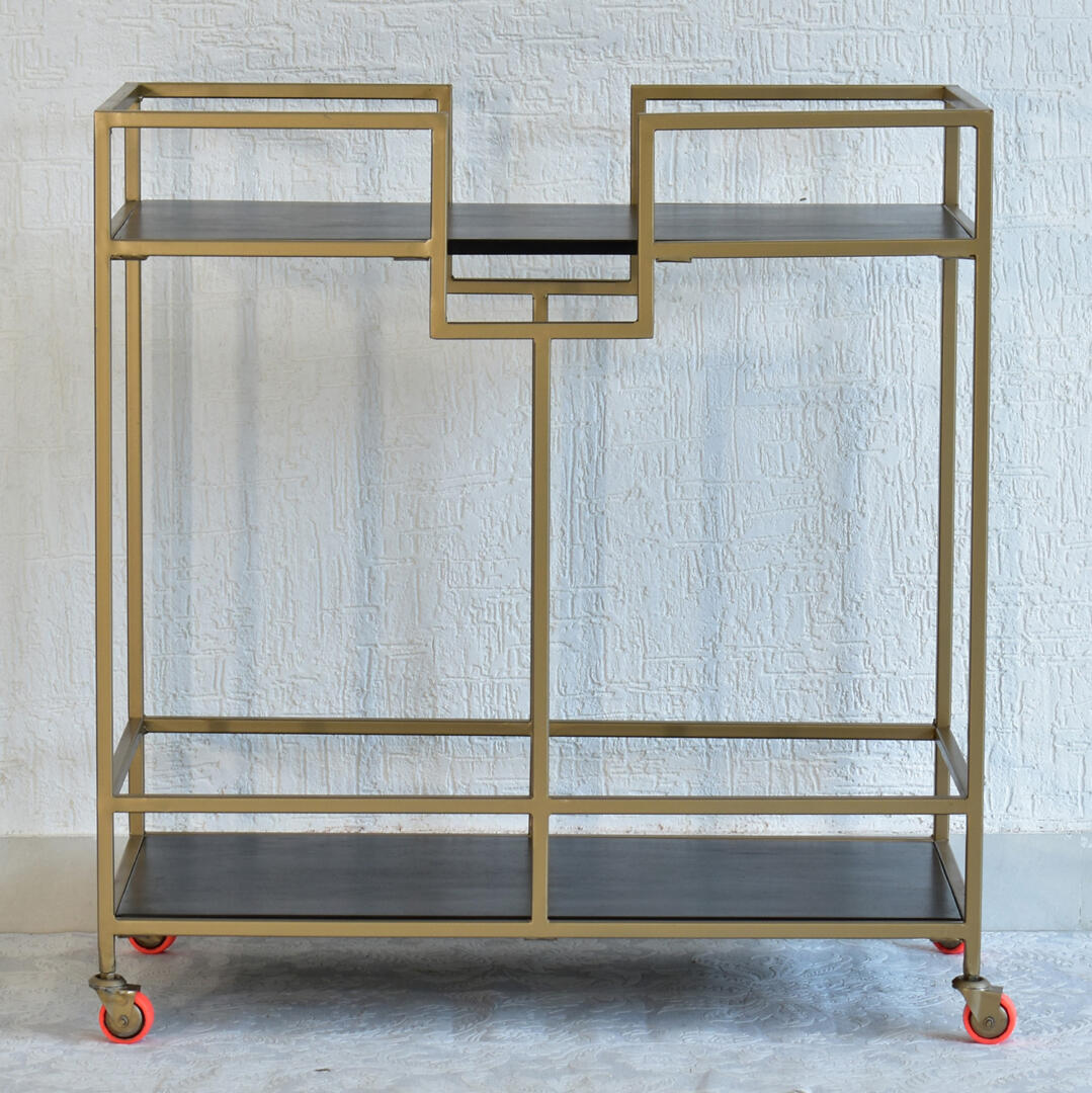 Kelly Modern Aesthetic Kitchen / Bar Trolley